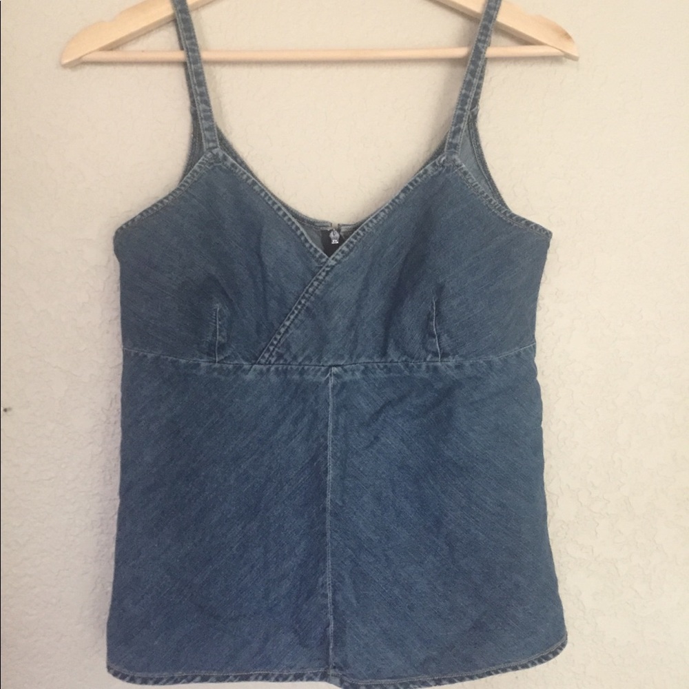 Denim tank top